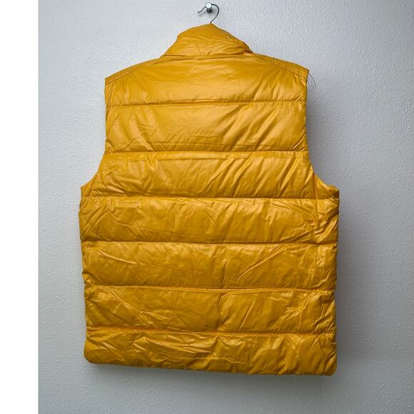 Moncler 1952 Park Down Puffer Vest Yellow Men Size 3 Zip Front - Picture 7 of 16
